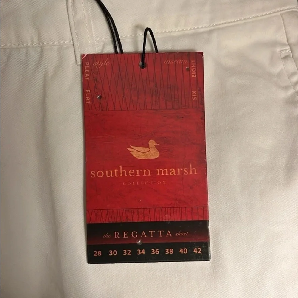 Southern Marsh Regatta‎ Shorts Men’s Sz 34 8” White Chino